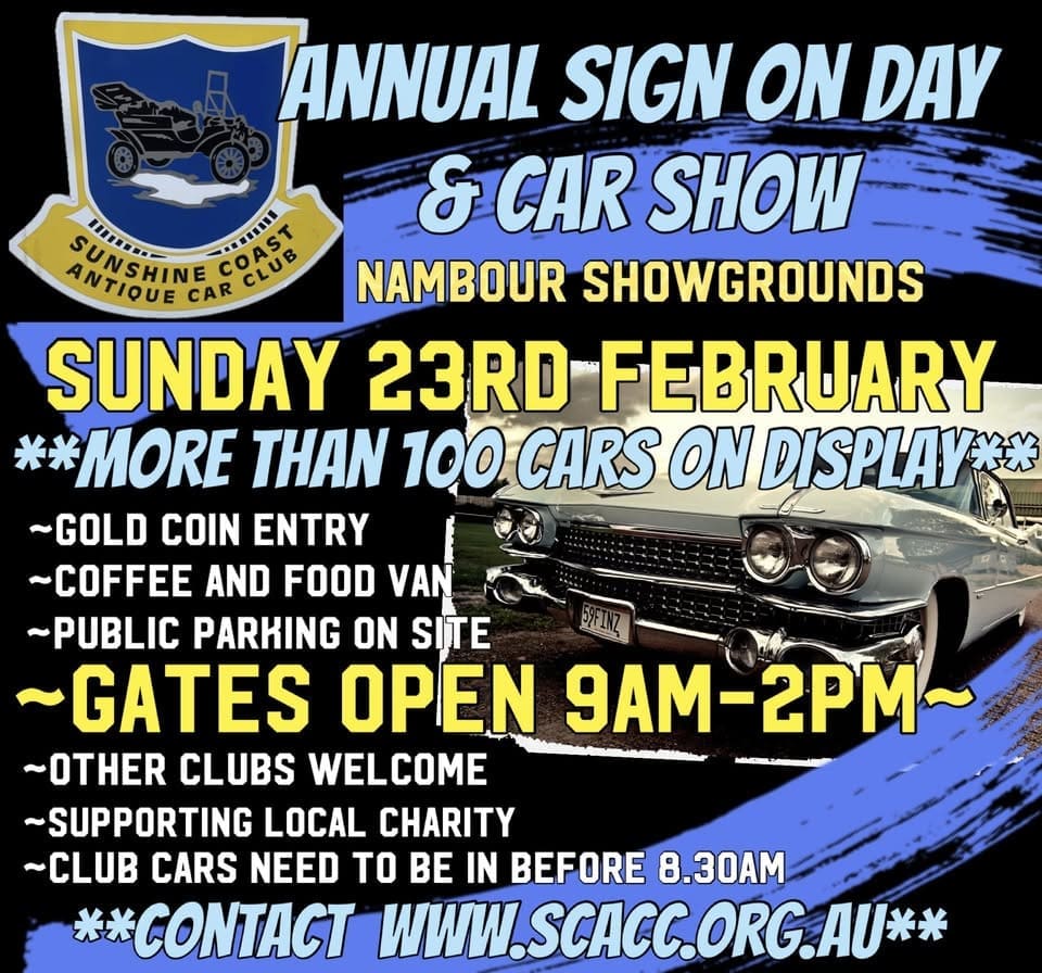 Annual Sign On Day and Car Show Nambour QLD