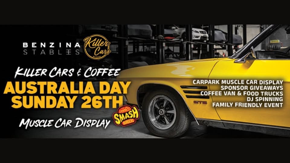 Killer Cars and Coffee at Benzina Stables VIC