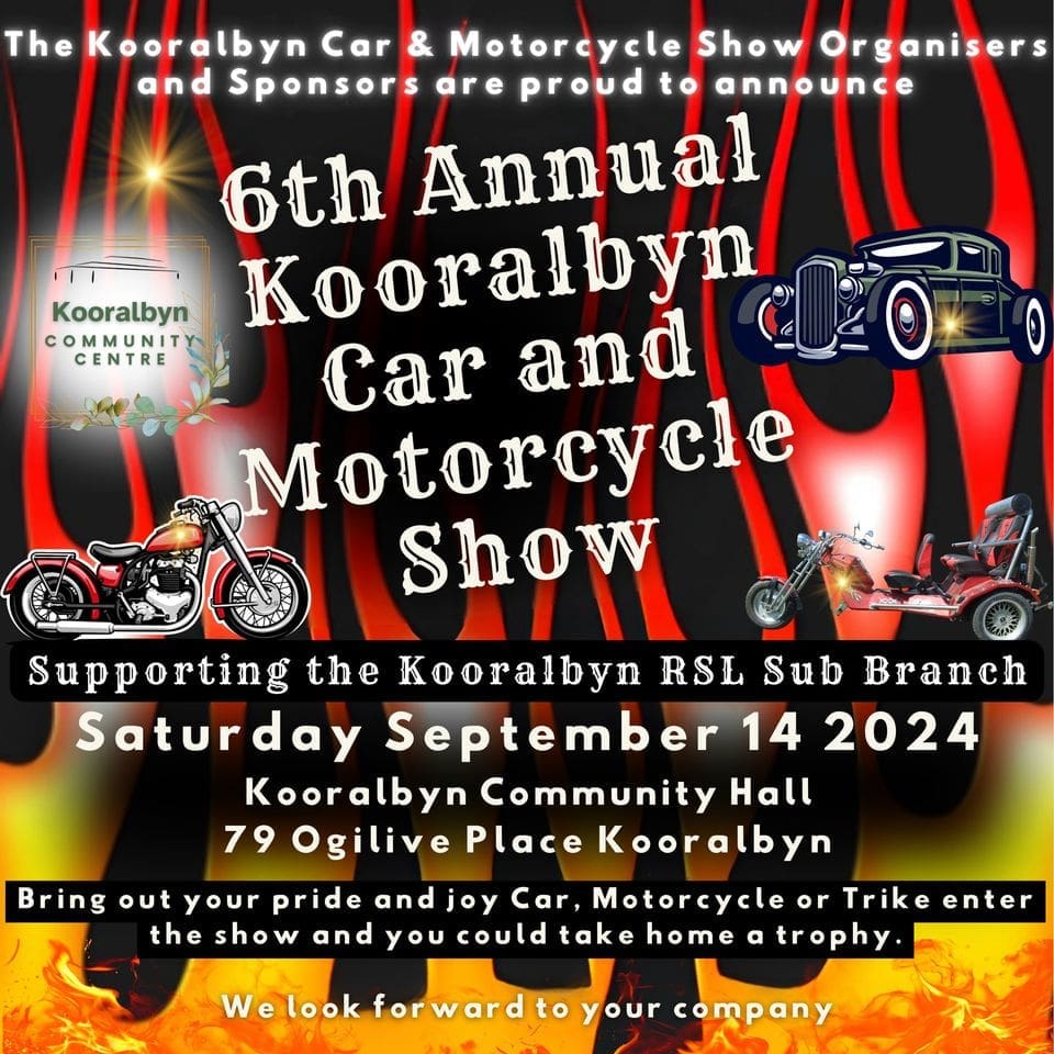 Kooralbyn 6th Annual Car and Motorcycle Show