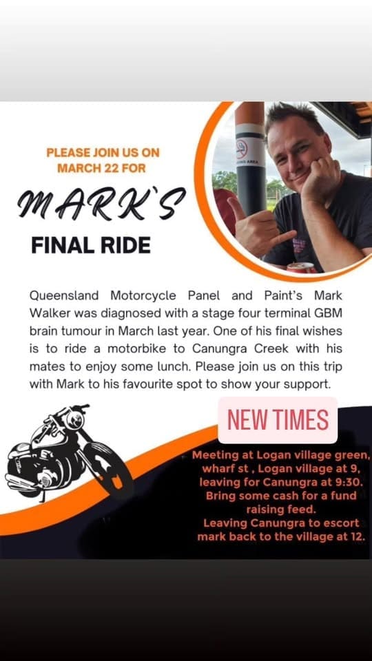 Marks Final Ride | Motorcycle Events Gold Coast QLD