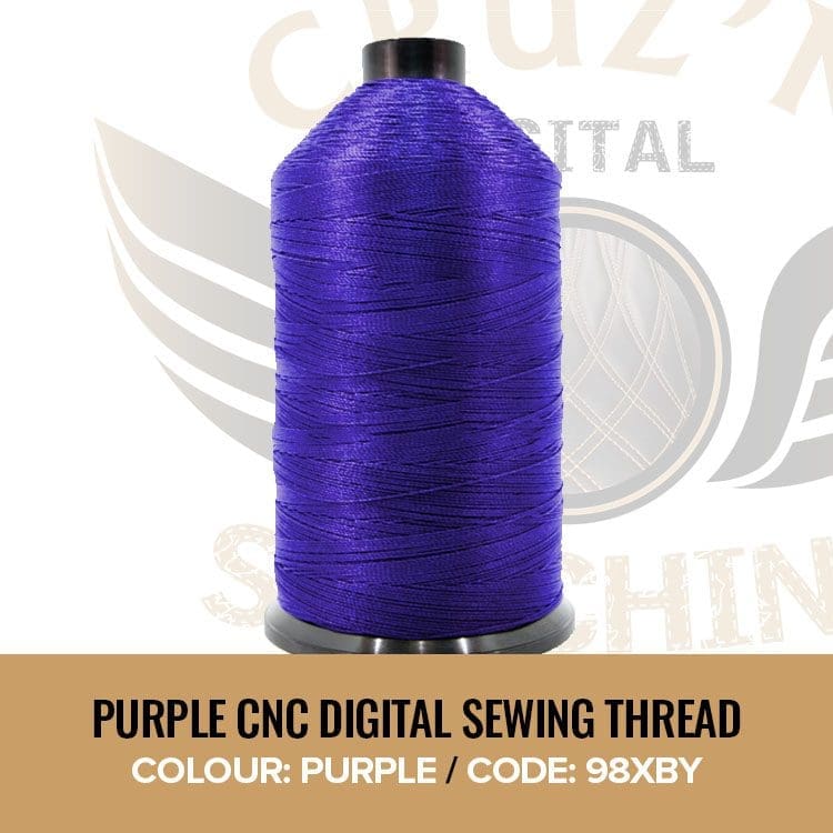 Purple CNC Digital Sewing Thread