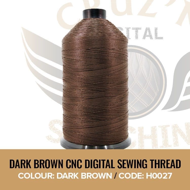 Dark Brown CNC Digital Sewing Thread
