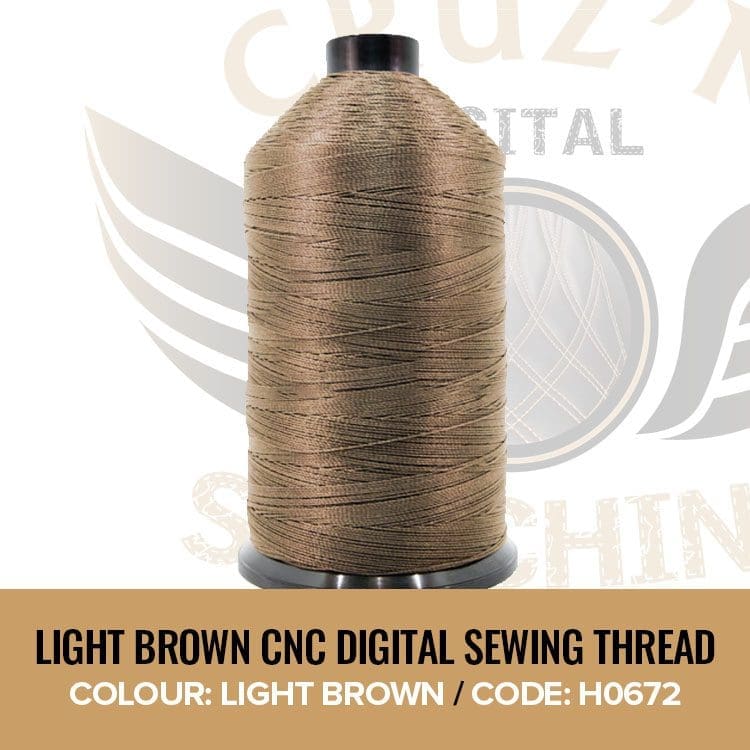 Light Brown CNC Digital Sewing Thread