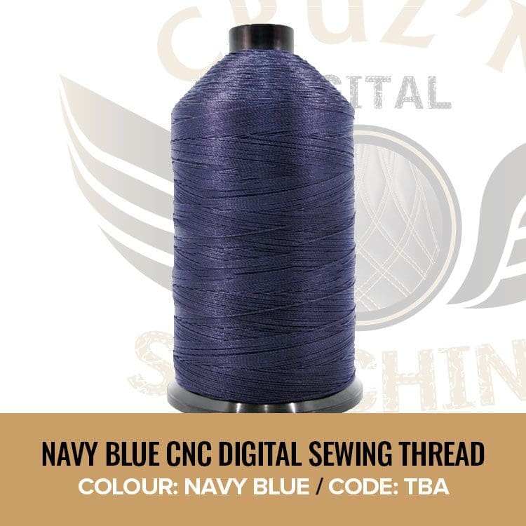 Navy Blue CNC Digital Sewing Thread