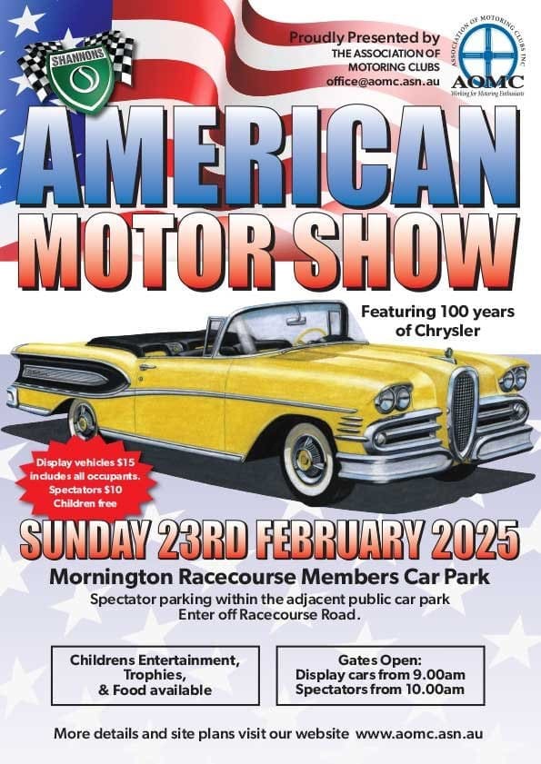 AOMC - SHANNONS AMERICAN MOTORING SHOW - VIC