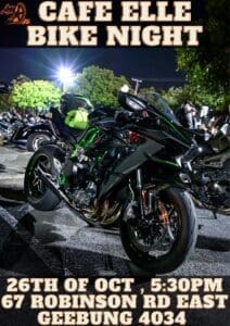Bike Night At CAFE ELLE QLD Oct 2024