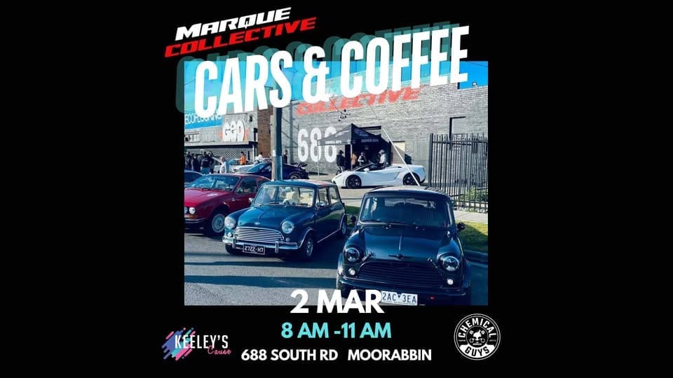 CARS and COFFEE- MARCH 2025 EDITION | Car Events VIC