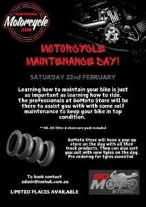 Motorcycle Maintenance Day Perth WA