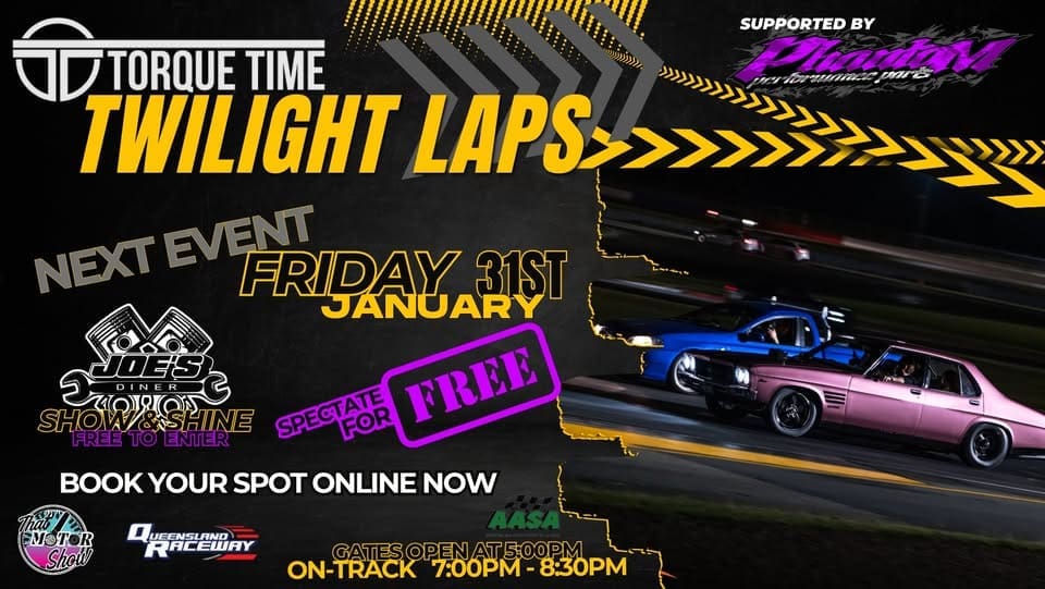 TWILIGHT LAPS Queensland Raceway