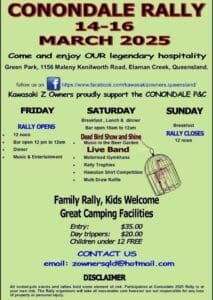 Z Owner's Conondale Rally | Motorcycle Events Sunshine Coast