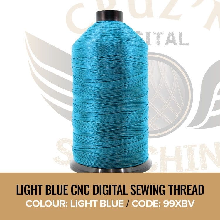 Light Blue CNC Digital Sewing Thread